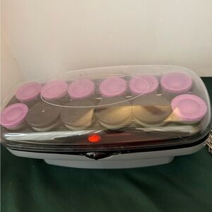 Conair Extreme Heat Jumbo Hairsetter Set of 12 Hot Rollers and Clips Fast Ship!
